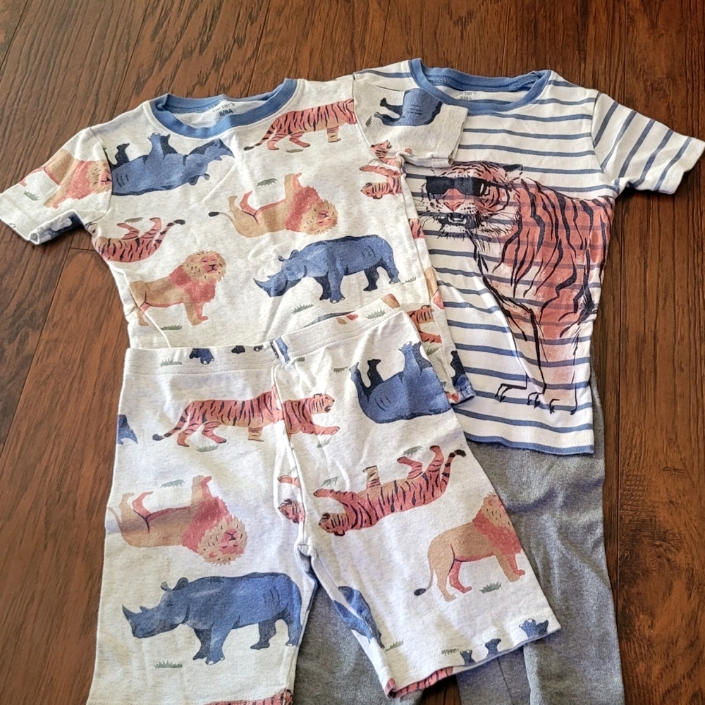 2 Carter's Zoo Pajama Sets